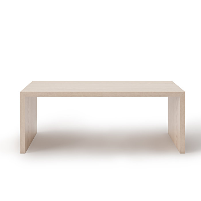 Joss and Main Kenna Solid Wood Sled Coffee Table