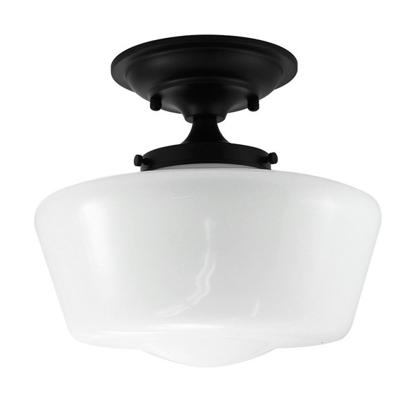 Flush mount schoolhouse light clearance