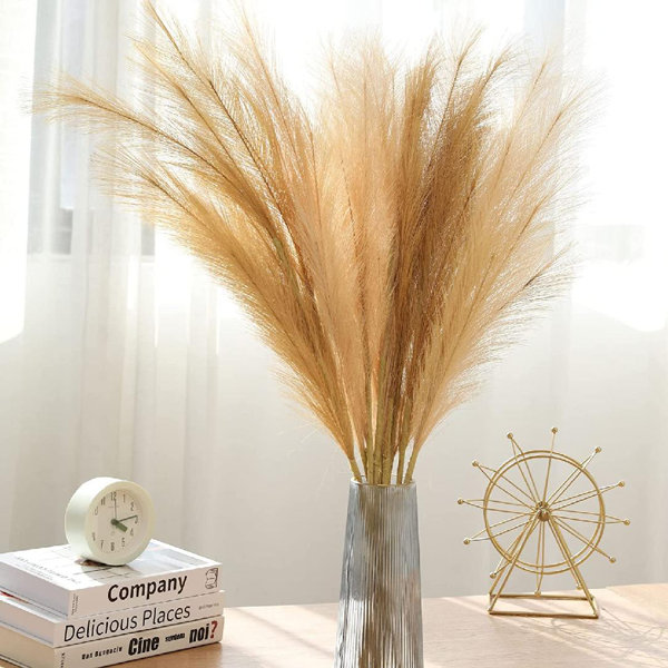 Boho Rustic Decor Pompas Pampa Pompass Grass Floor Vase Filler for Living Room Cream, Grande Fluffy 4' Tall 3 Stems of Fake Faux Decor Pampas Grass Artificial Extra Large Kitchen Wedding Boho Rustic Decor Pompas Pampa Pompass Grass Floor Vase Filler for Living Room Cream, Grande Fluffy 4' Tall 3 Stems of Fake Faux Decor Pampas Grass Artificial Extra Large Kitchen Wedding