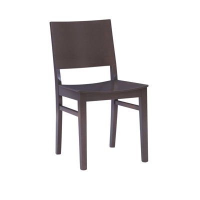 Korando Solid Wood Side Chair in Brown by Greyleigh