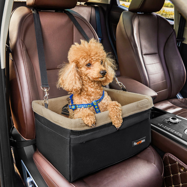 Dog Car Travel Accessories Medium Pet Carrier Pet Booster Seat for Car with Soft Short Plush Pet Carrier Large Multifunctional Can Be Used As Cat Litter
