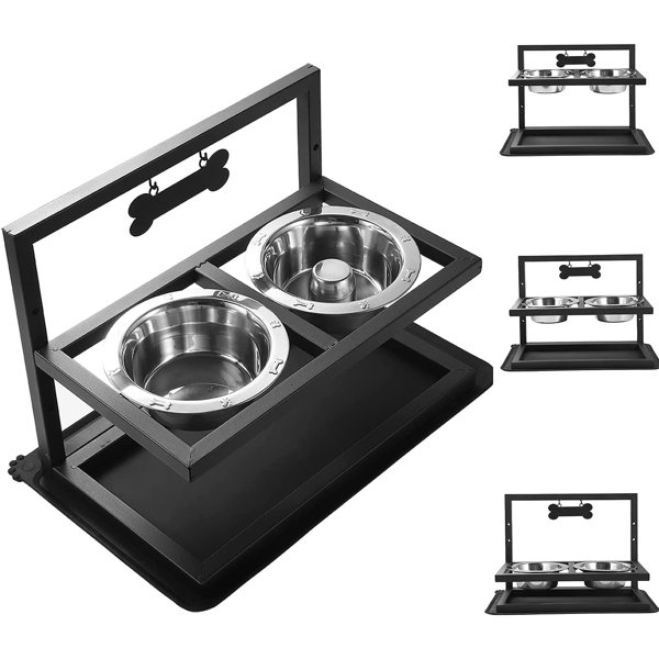 extra large elevated dog bowls