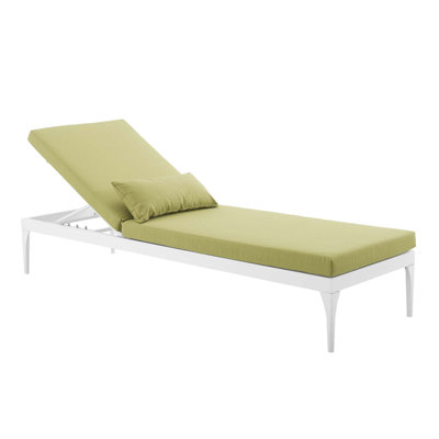 80.5" Long Reclining Single Chaise with Cushions by Joss and Main