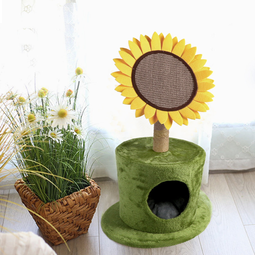 sunflower scratching post