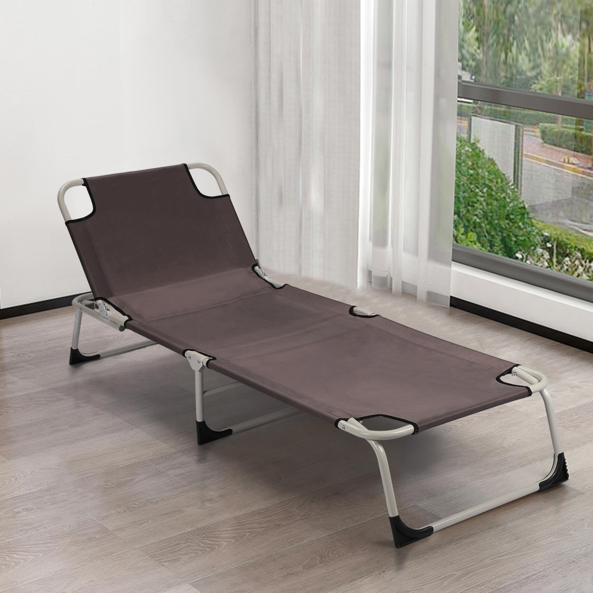 double fold up camp bed