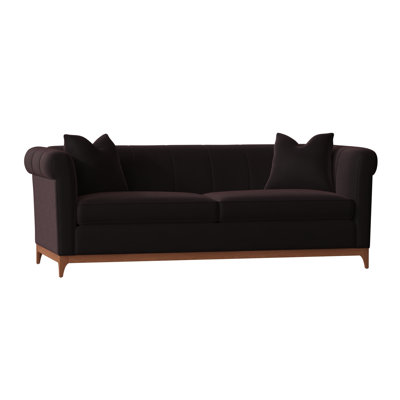 Steffens 89" Rolled Arm Sofa by Wade Logan