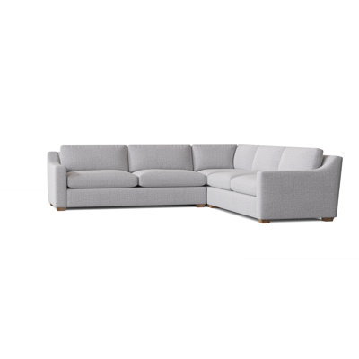 Melanie 133" Wide Symmetrical Corner Sectional by Joss and Main