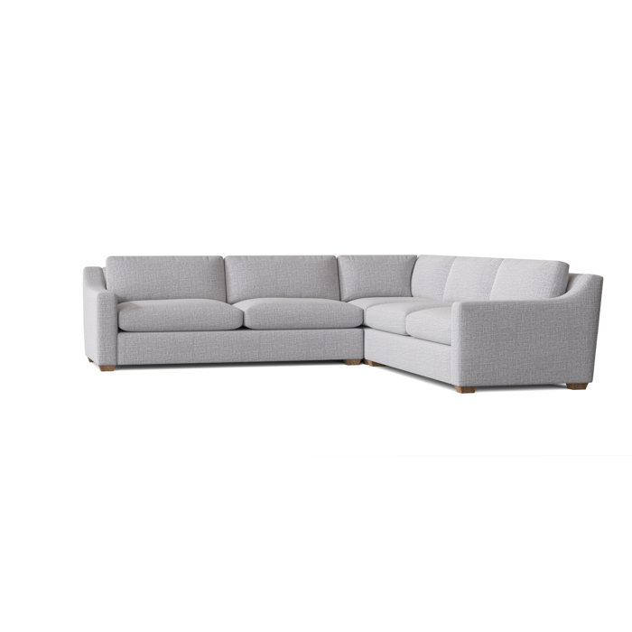 Joss and Main Melanie 133" Wide Symmetrical Corner Sectional
