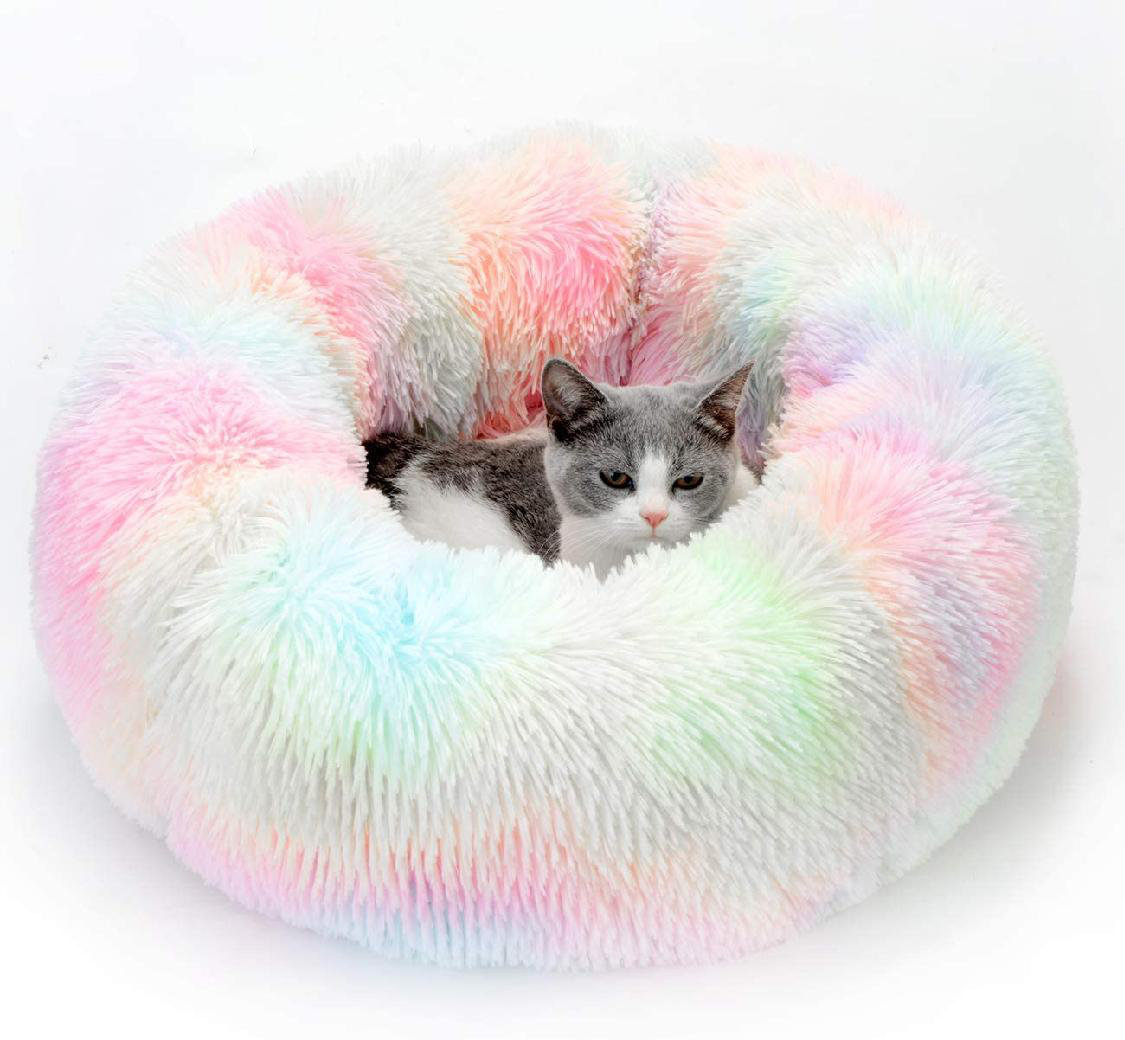 deep donut dog bed