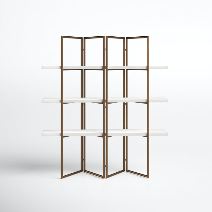 Joss and Main Rochelle Metal Library Bookcase