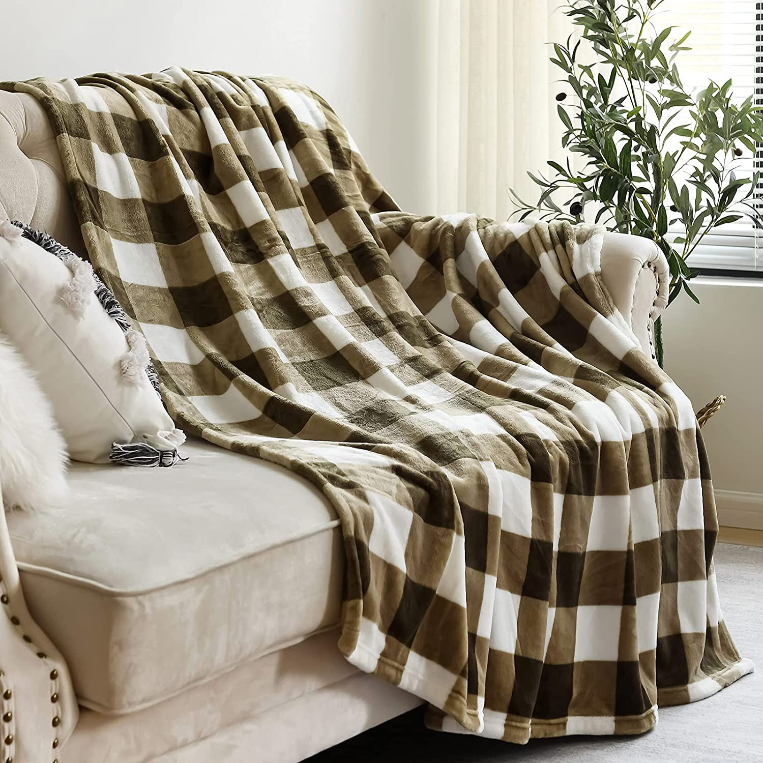 All Season Warm and Comfortable Anti-Pilling Flannel 40x50 Flowers Seamless Blanket Ultra-Soft Lightweight Flannel Blanket Sofa Sofa 