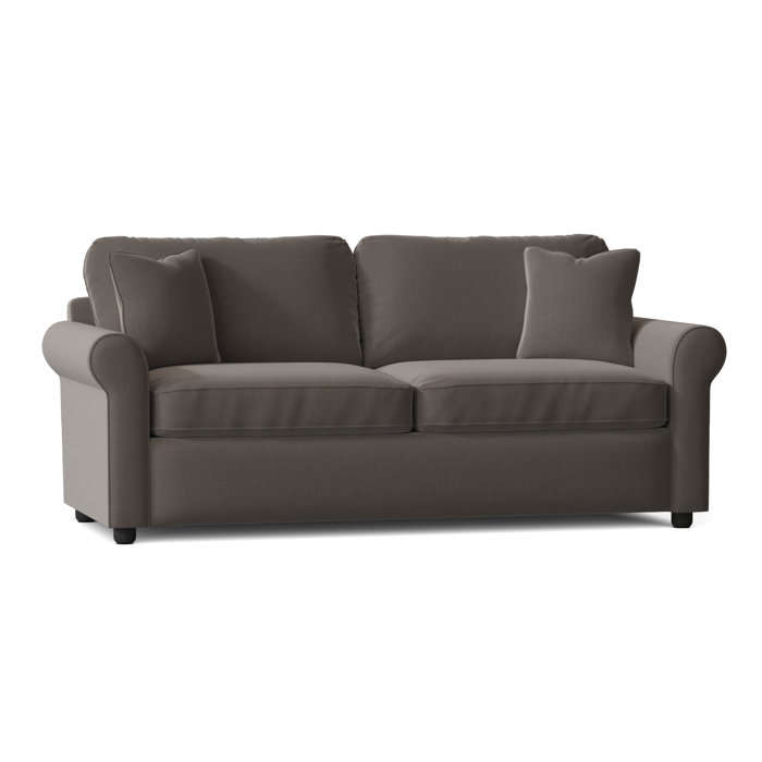 Lark Manor Antoinette 82" Rolled Arm Sofa Bed Slipcovered