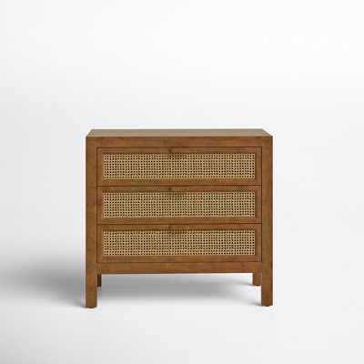 Anadarko 3 Drawer 36" W Solid Wood Dresser by Joss and Main