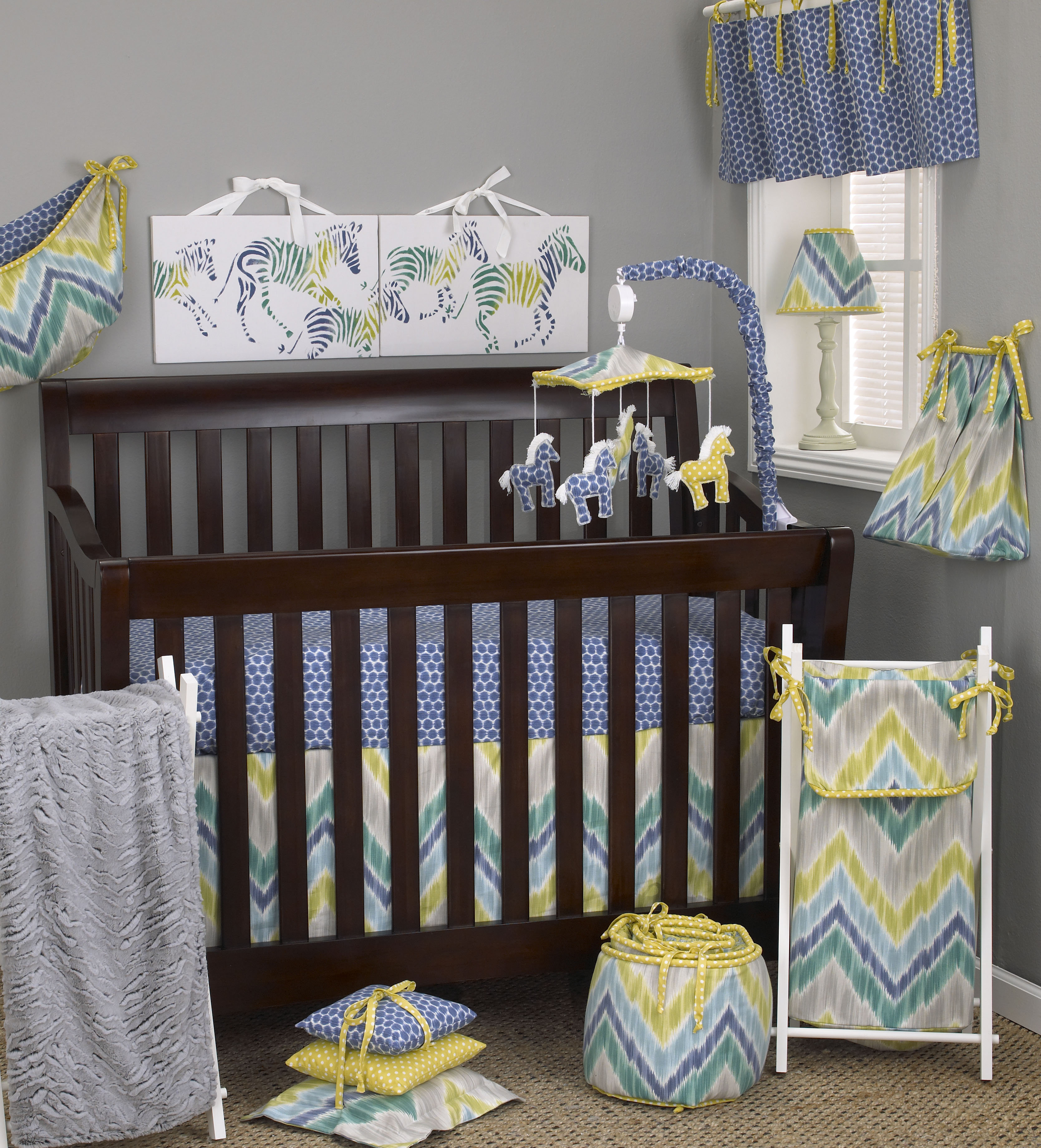 stitch crib bedding