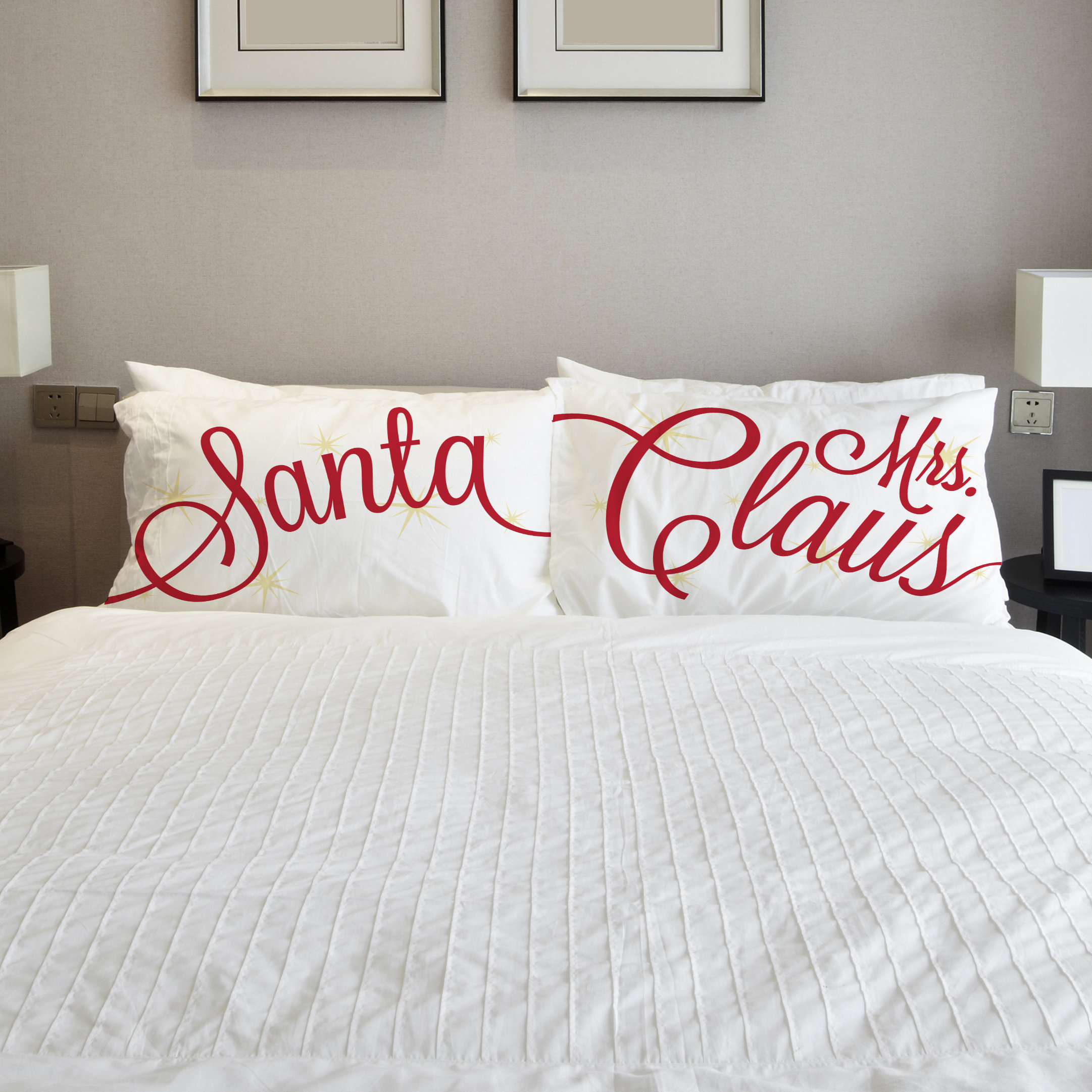 Quality Cotton Christmas Pillowcases for Kids Childs Holiday Bedtime Pillow Case Boys and Girls Pillowcases Ready to Ship
