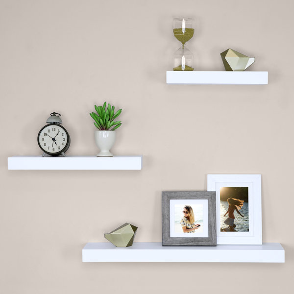 Ballucci 3 Piece Floating Shelf Set & Reviews | Wayfair