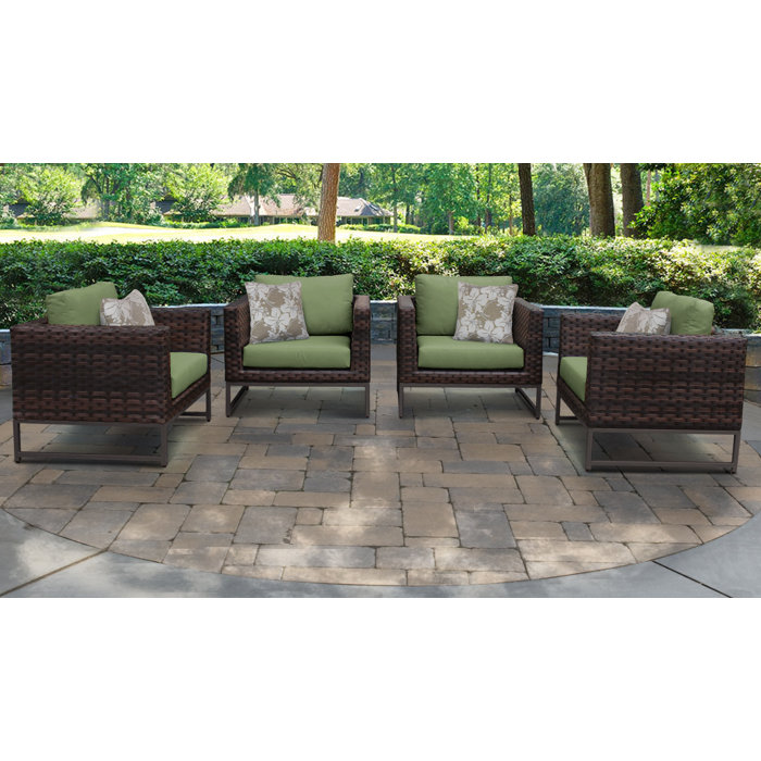 Joss and Main Nauvoo Patio Chair with Cushions