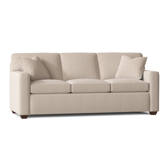 Ebern Designs Lesley 87" Square Arm Sofa Bed with Reversible Cushions