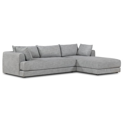 Kahn 122" Wide Sofa & Chaise by Joss and Main