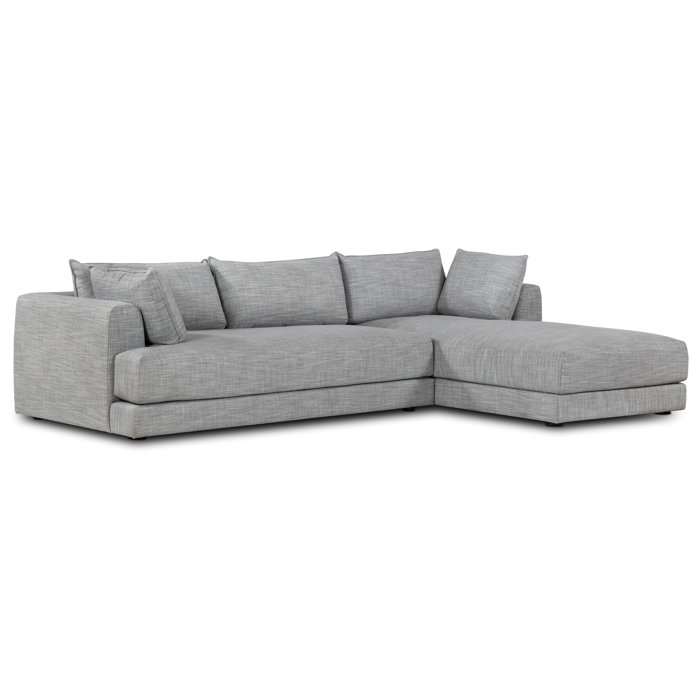Joss and Main Kahn 122" Wide Sofa & Chaise