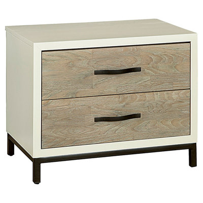 Bobby 2 - Drawer Solid Wood Nightstand by Foundstone