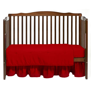 red baby bedding