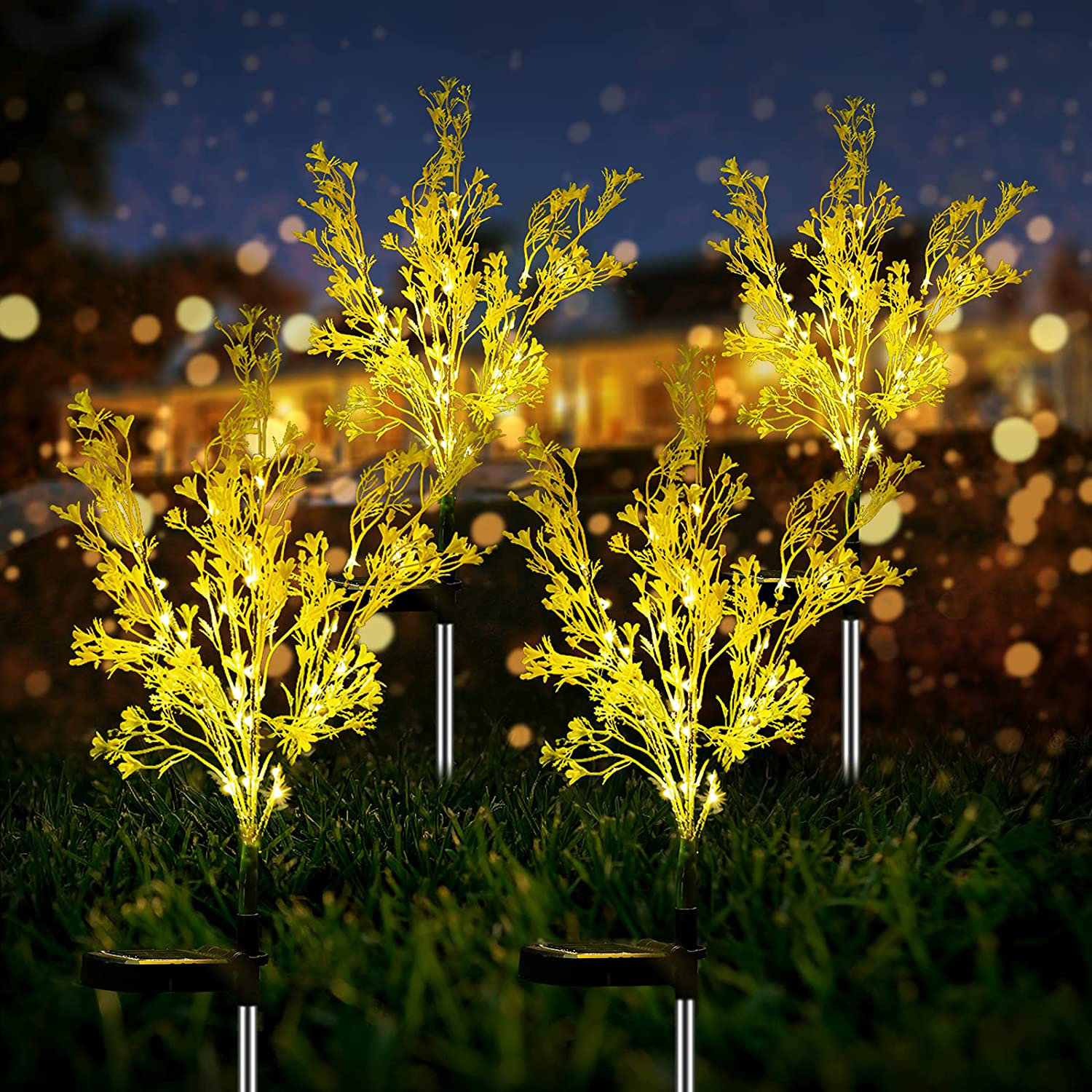 1/2/4PCS Outdoor Solar Lantern Hanging Light LED Yard Garden Lamp Waterproof New 1/2/4PCS Outdoor Solar Lantern Hanging Light LED Yard Garden Lamp Waterproof New