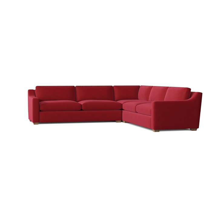 Joss and Main Melanie 133" Wide Symmetrical Corner Sectional