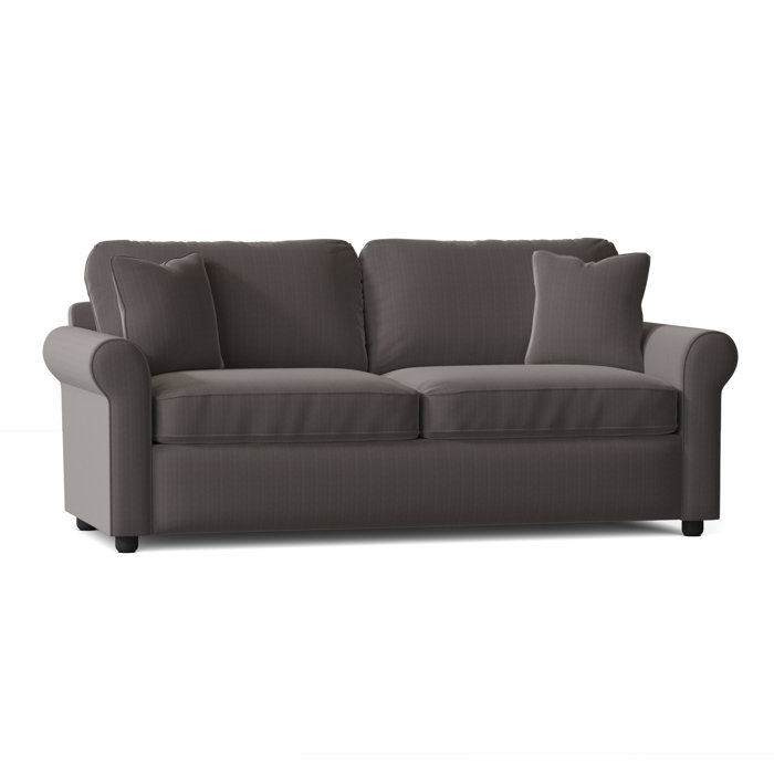 Lark Manor Antoinette 82" Rolled Arm Sofa Bed Slipcovered
