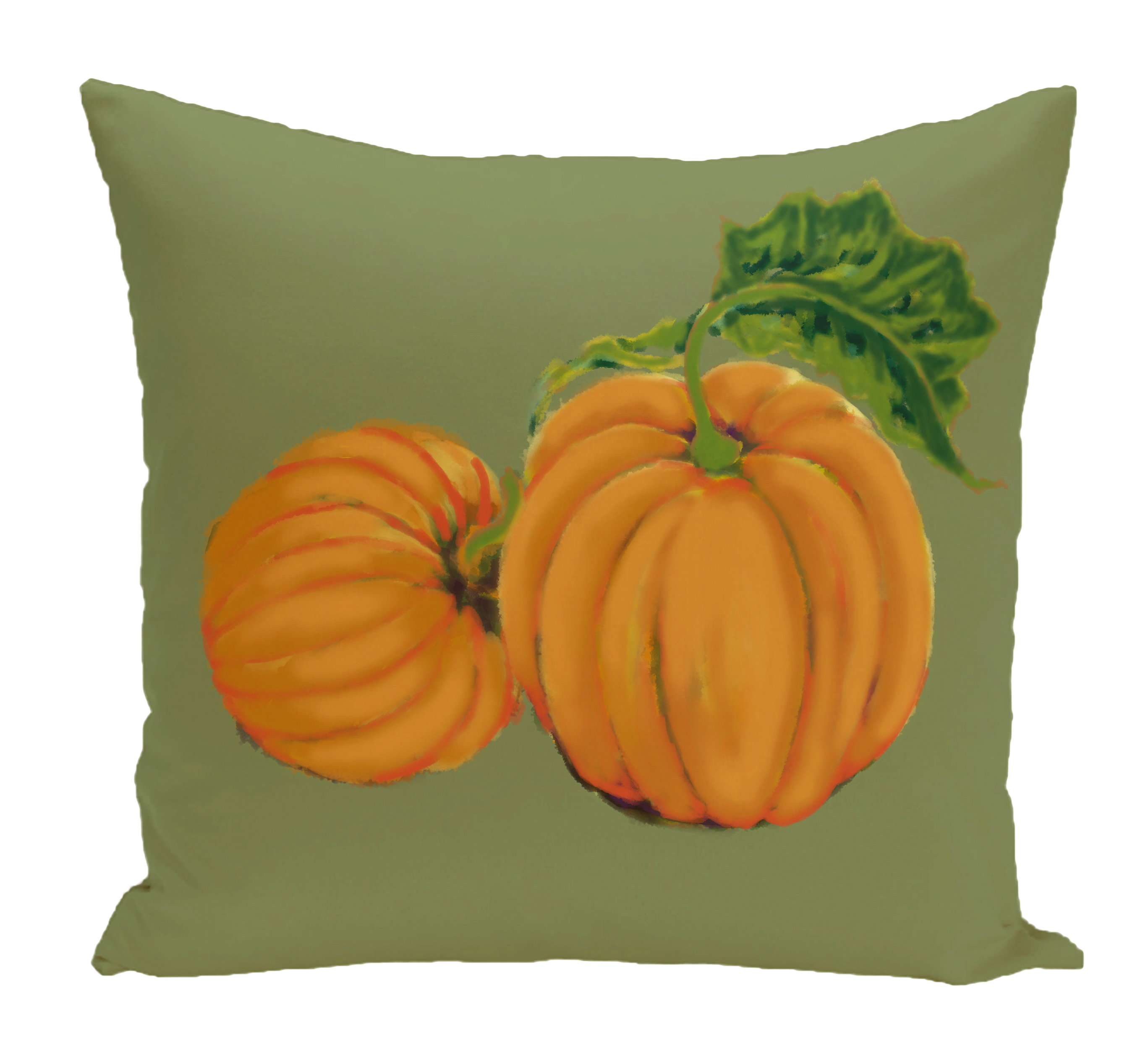 outdoor pumpkin pillow