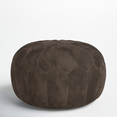 Radford 29.5" Wide Round Pouf Ottoman by Joss and Main