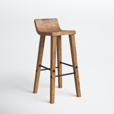 Carlson Solid Wood Stool by Joss and Main