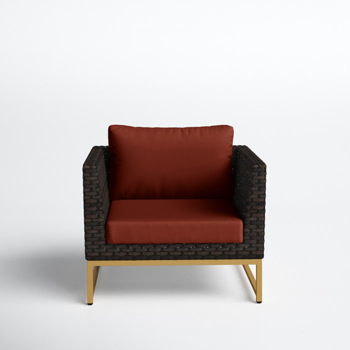 Joss and Main Patio Chair with Cushions