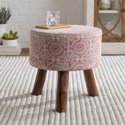 Bowdon Solid Wood Accent Stool