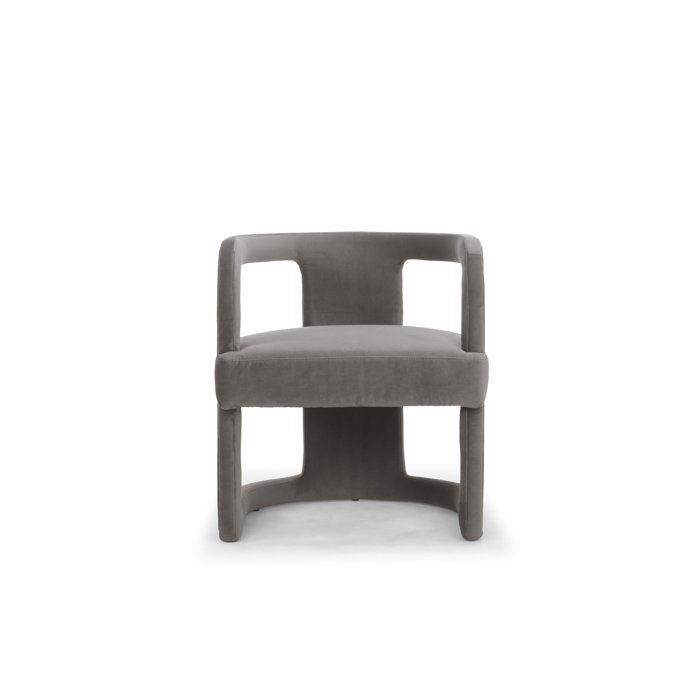 Everly Quinn Lior 25" Wide Polyester Barrel Chair