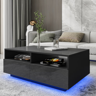 aquin block coffee table with storage