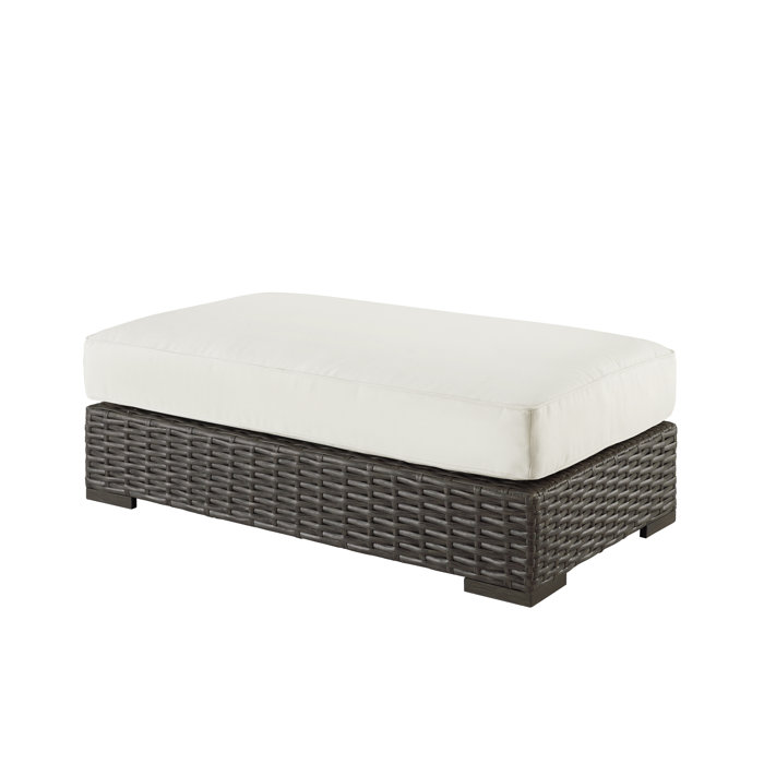 Joss and Main Marty Outdoor Ottoman with Cushion
