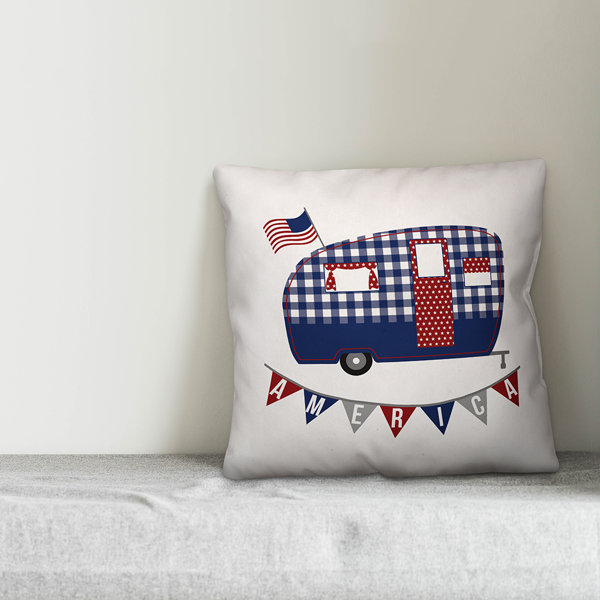 camping themed throw pillows