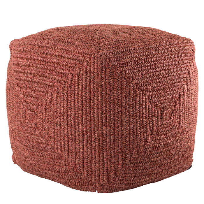 Joss and Main Floris Outdoor Ottoman with Cushion