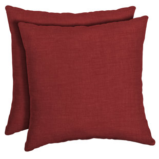 dark red throw pillows