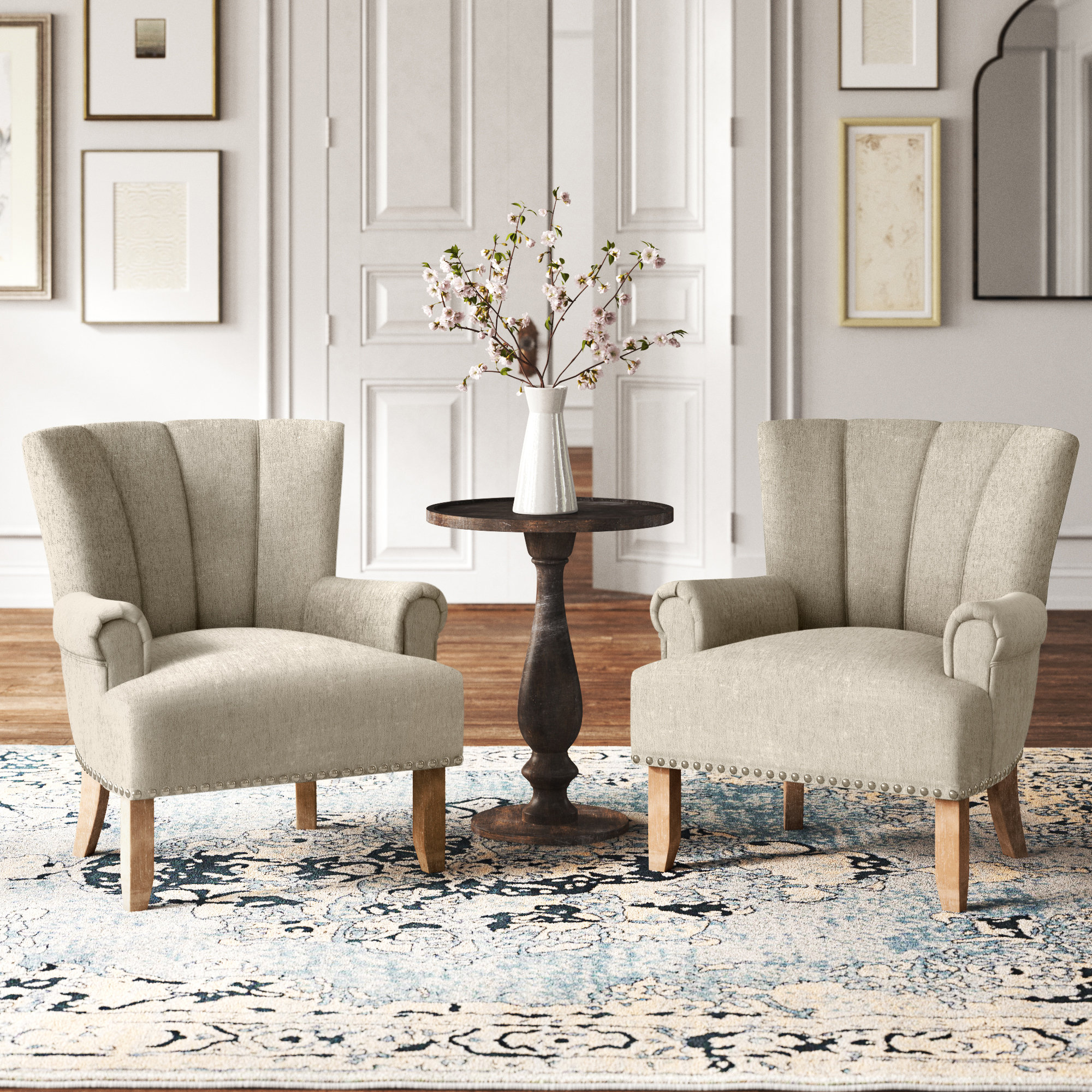 Amazon. com: Кресла Baxton Studio BBT8013-Grey Chair, серый: Дом и кухня