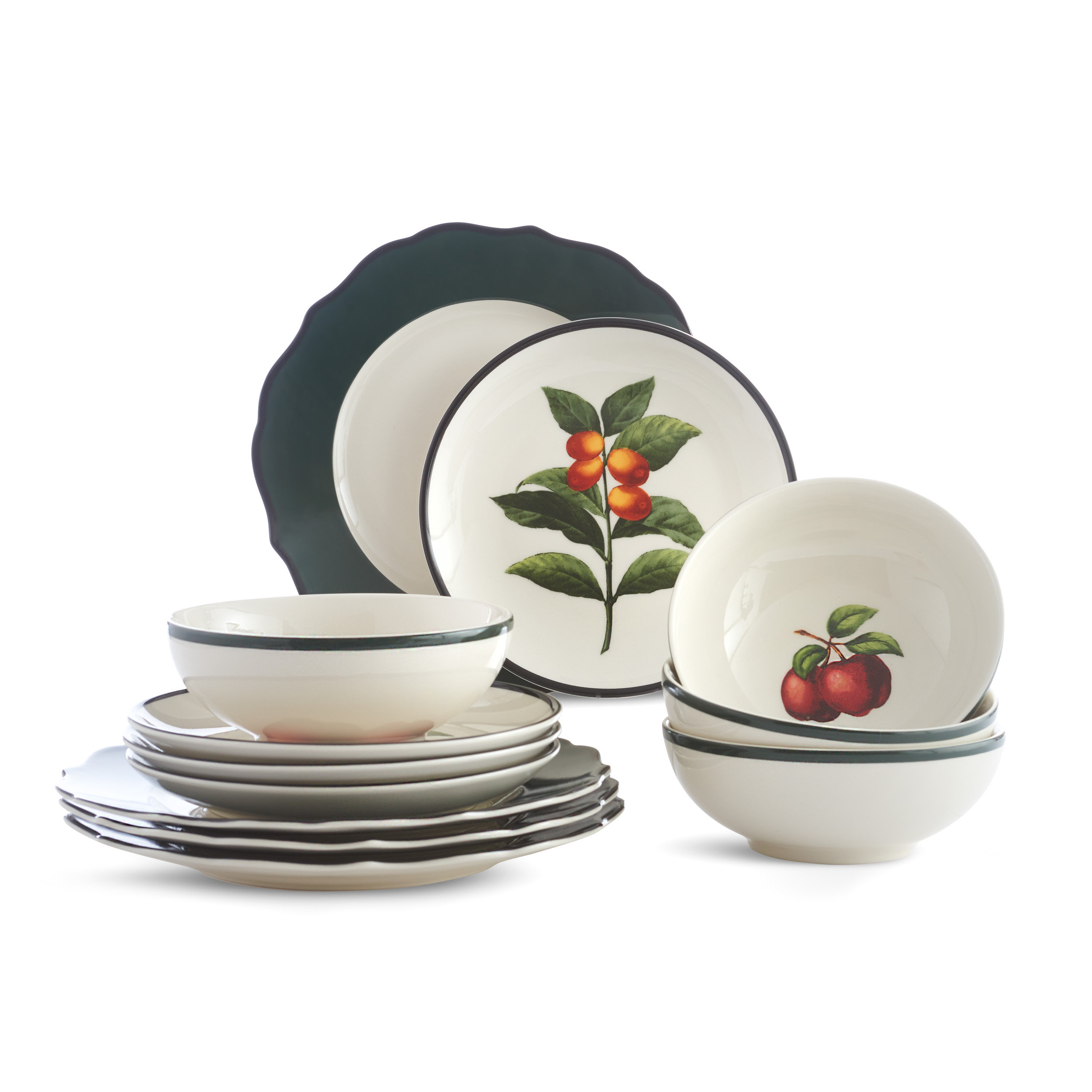 winter dinnerware sets