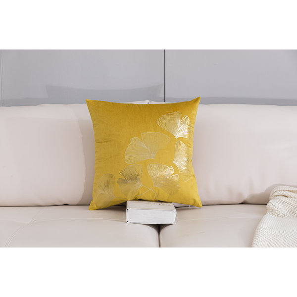 small gold decorative pillows