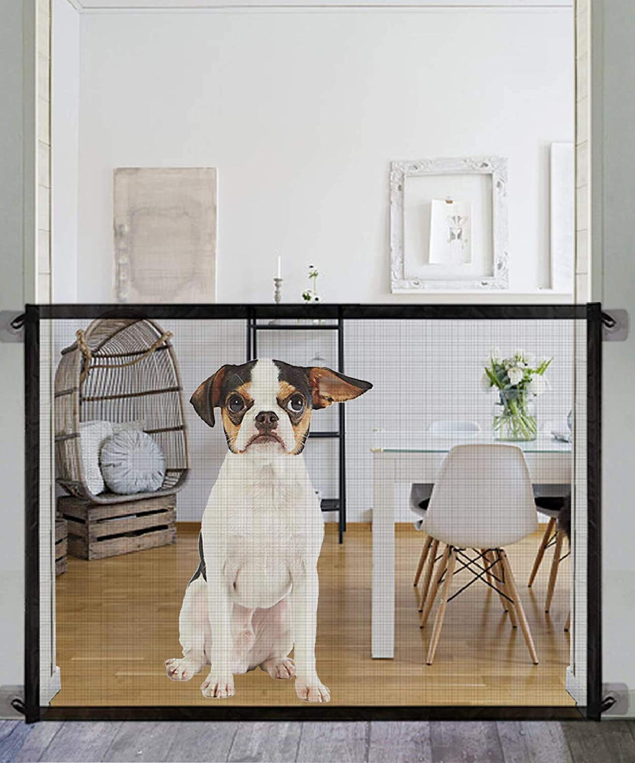 portable mesh dog gate