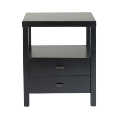 Leflore 2 - Drawer Solid Wood Nightstand by Hashtag Home