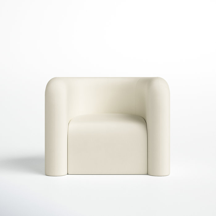 Joss and Main Martin 91.94Cm Wide Tufted Velvet Barrel Chair