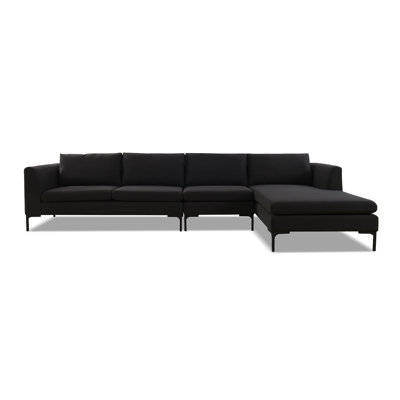 Nicastro 131.5" Wide Modular Sofa & Chaise by Joss and Main