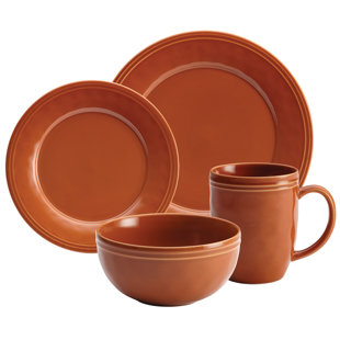 orange dish sets