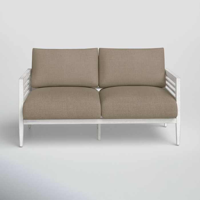 Joss and Main Julian Patio Loveseat with Cushions