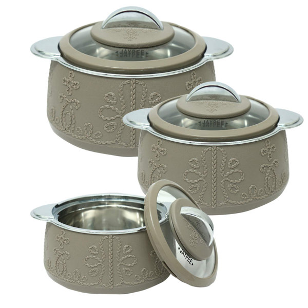 steel casserole set